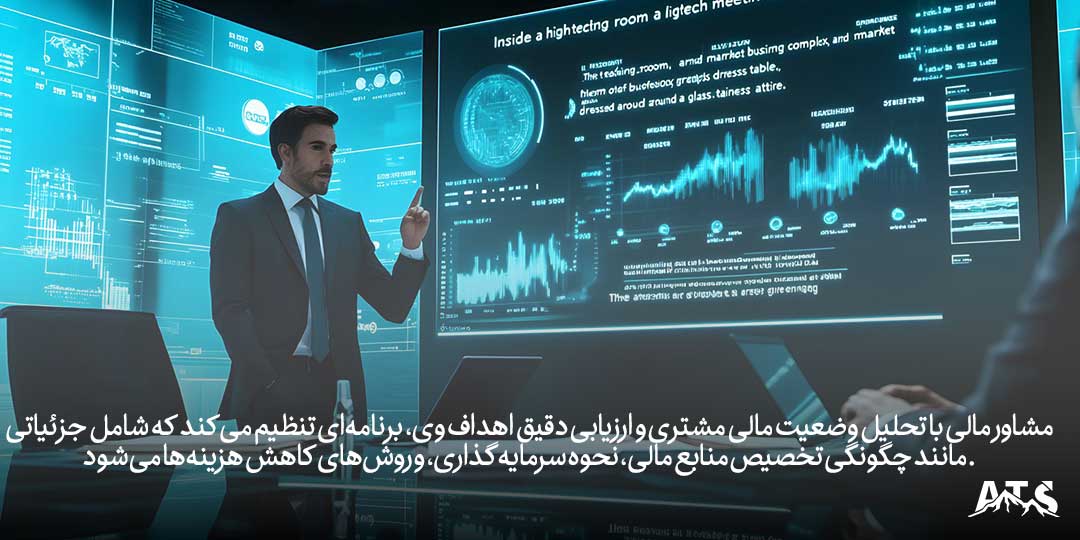 جلسه مشاوره مالی با سرمایه‌گذار جوان 