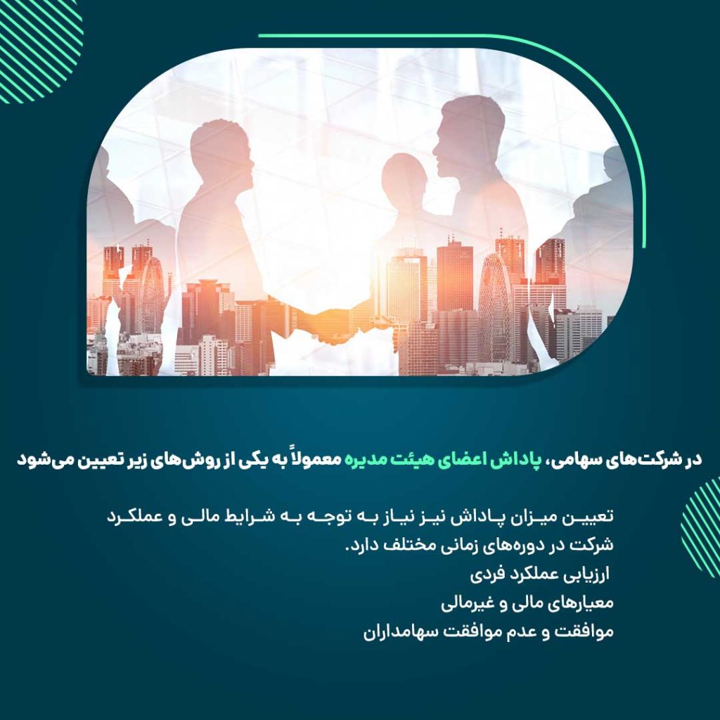 پاداش اعضای هیئت مدیره برای شرکت‌های سهامی به چه صورتی میباشد ؟