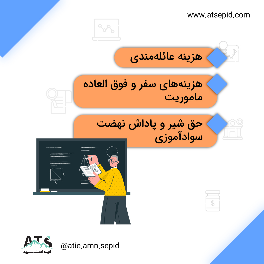 موارد مشمول بیمه و مالیات