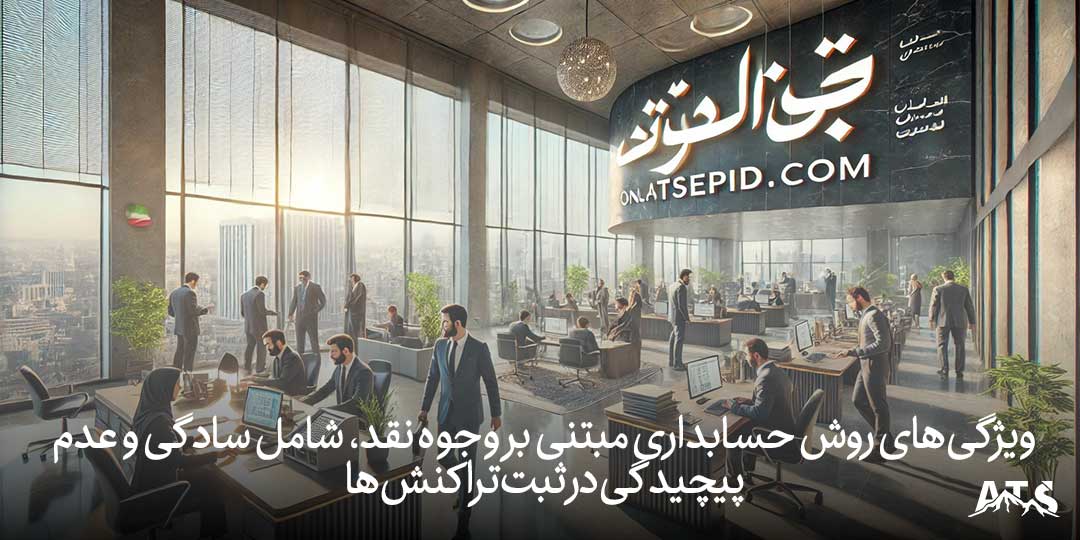 ویژگیهای روش حسابداری مبتنی بر وجوه نقد، شامل سادگی و عدم پیچیدگی در ثبت تراکنشها