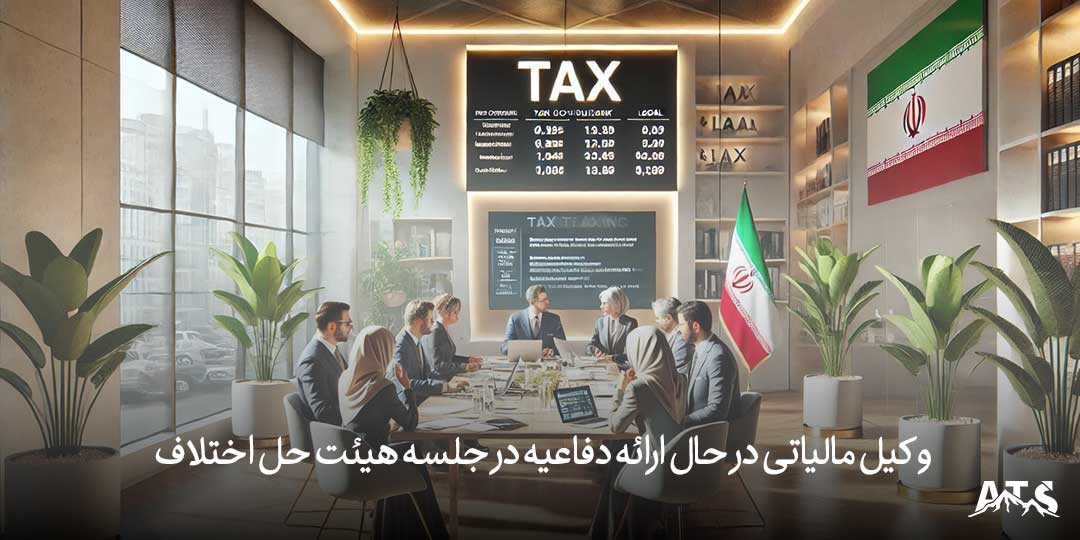 مشاور مالیاتی و وکیل مالیاتی در حال بررسی مدارک مالیاتی