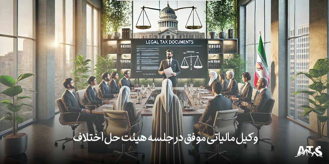وکیل مالیاتی موفق در جلسه هیئت حل اختلاف