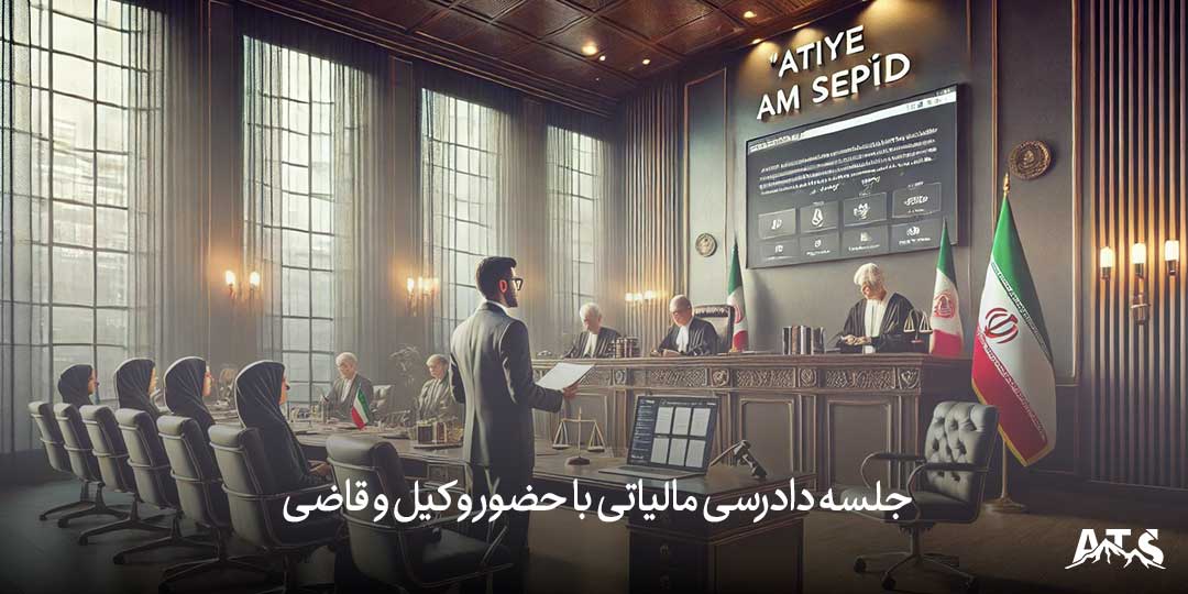 وکیل مالیاتی در حال دفاع از مودی در دادگاه مالیاتی